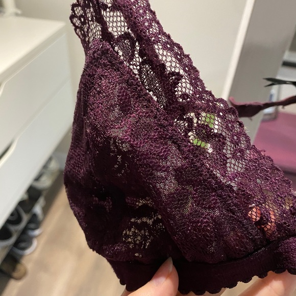 SOLD-Talula - Aritzia lace purple bralette - Picture 3 of 5
